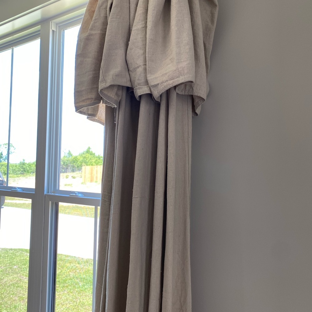 Farmhouse Drop Cloth Curtains
